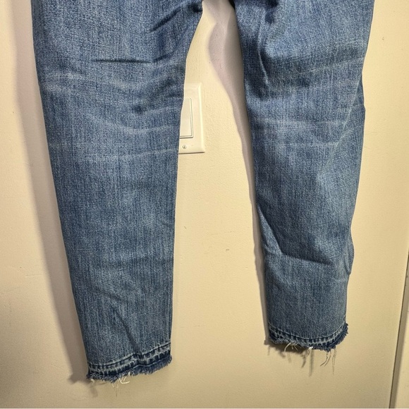 J. Crew Mid-rise Straight Jean Raw Hem Size 35 = Size 20 - Picture 9 of 16